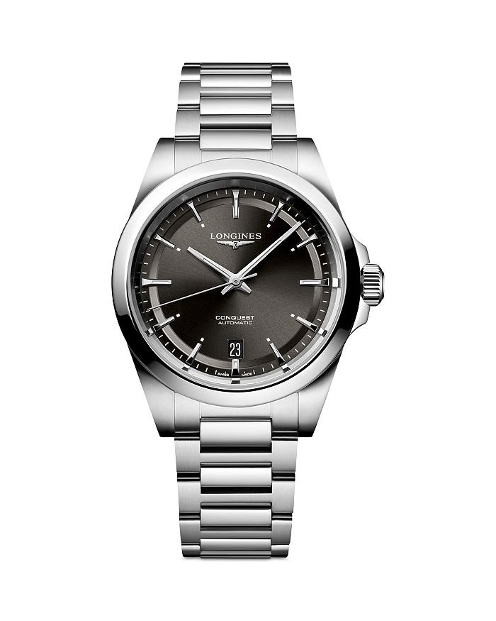

Часы Conquest Sunray Black, 38 мм Longines, черный