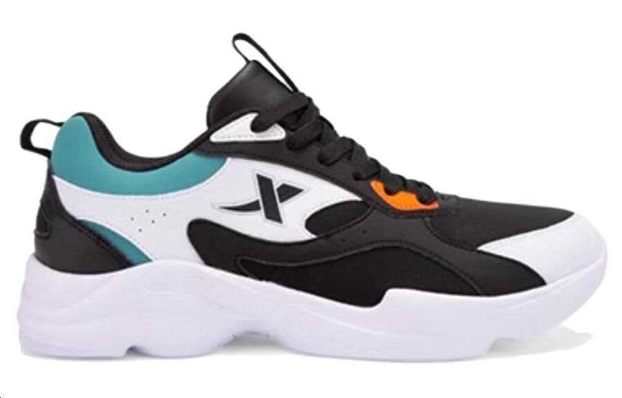 Кроссовки XTEP Lifestyle Shoes Men Low-top Black/White, черный/белый — фото 2