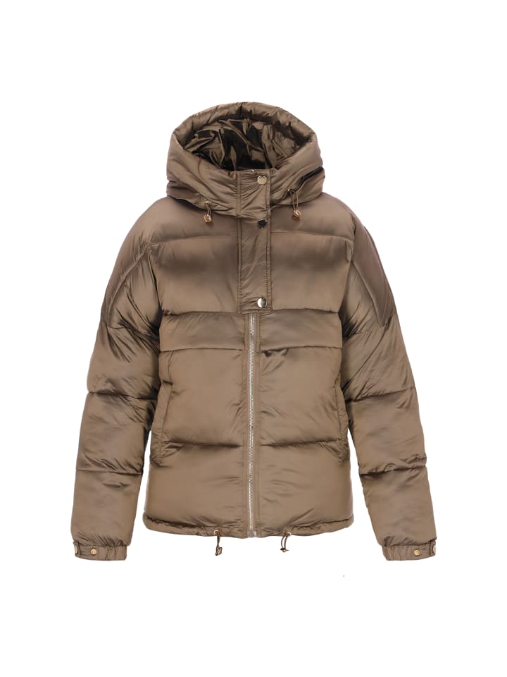 

Женская куртка коричневого бронзового цвета faina