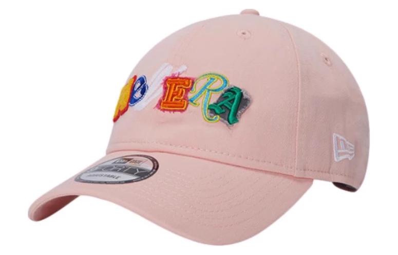 

New Era Хлопковая бейсболка унисекс розовая, Pink