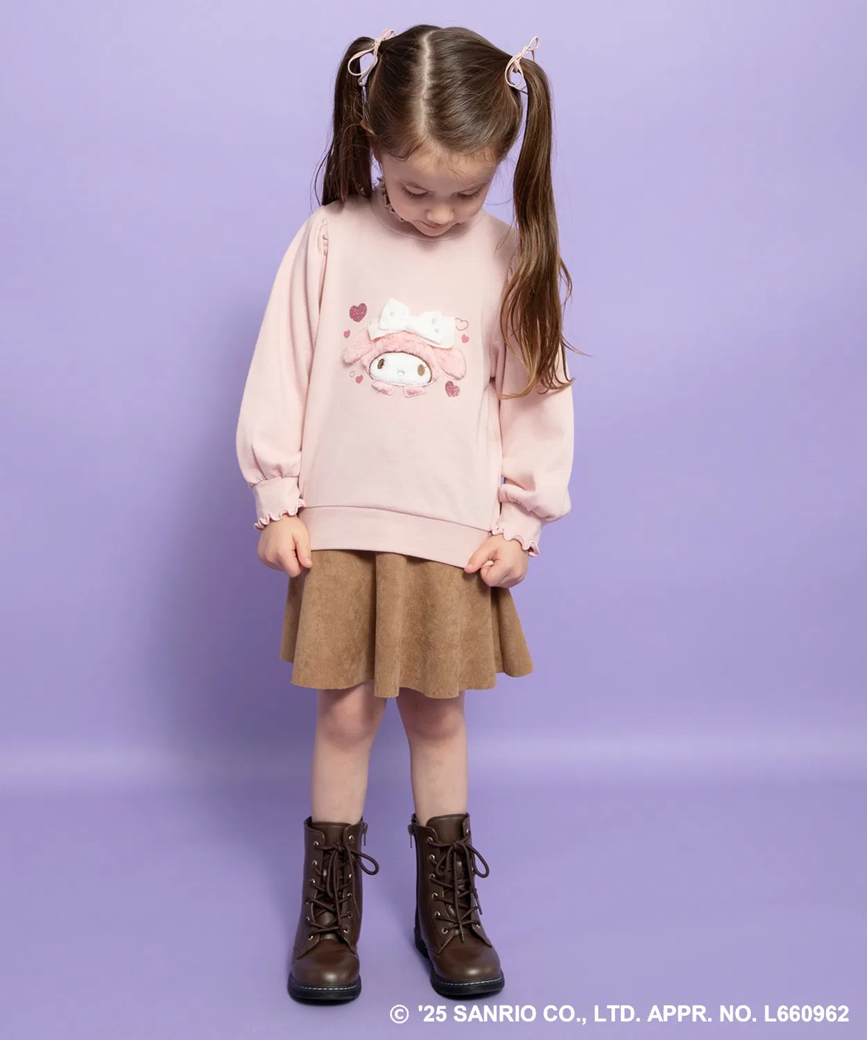 Толстовка с ассорти Sanrio Characters, чёрная — фото 2