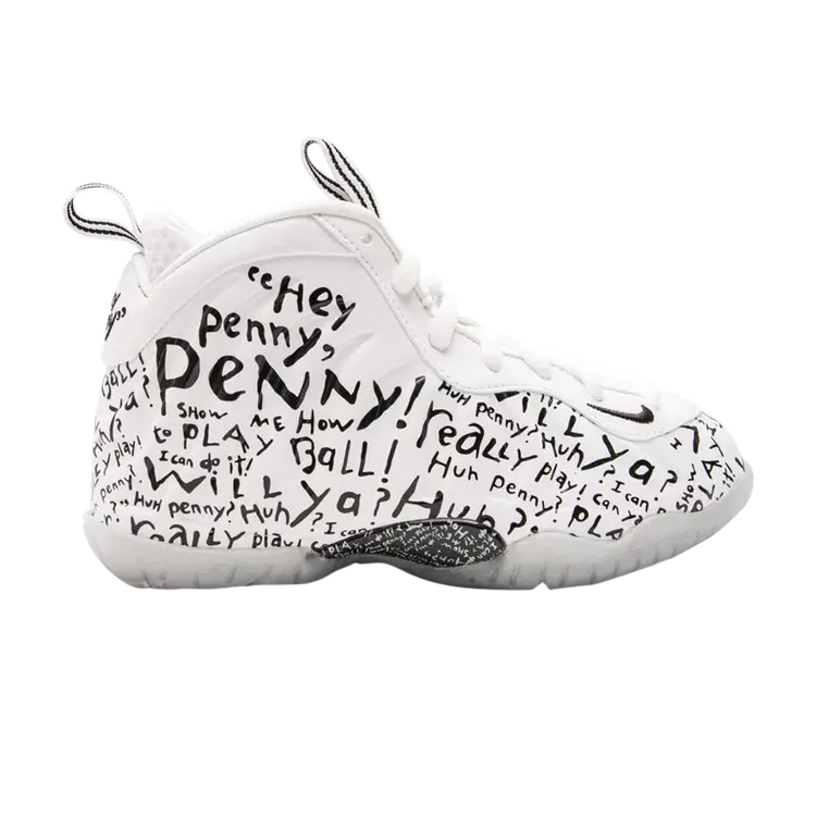 

Кроссовки Nike Little Posite One PS 'Lil Penny', белый