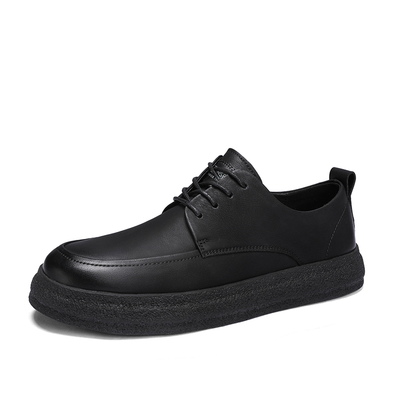 Mulinsen Мужские скейтерские кроссовки лоу-топ серые, цвет Gray[Leather Shoe Size : Size 40 in This Model = Athletic Shoes 41] — фото 4