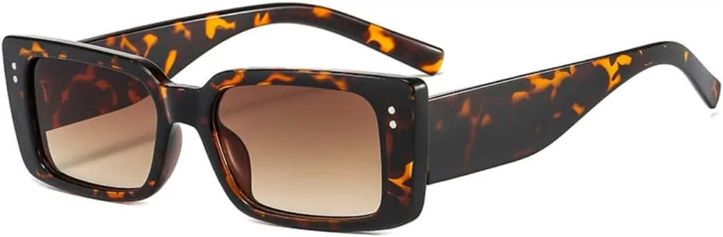 

Солнцезащитные очки для мужчин и женщин - защита UV400 - компактная оправа с градиентными линзами для занятий спортом на открытом воздухе и вождения DSVIGF, Leopard