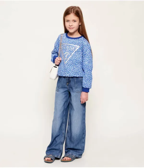 Джинсы straight fit Guess, синий — фото 2