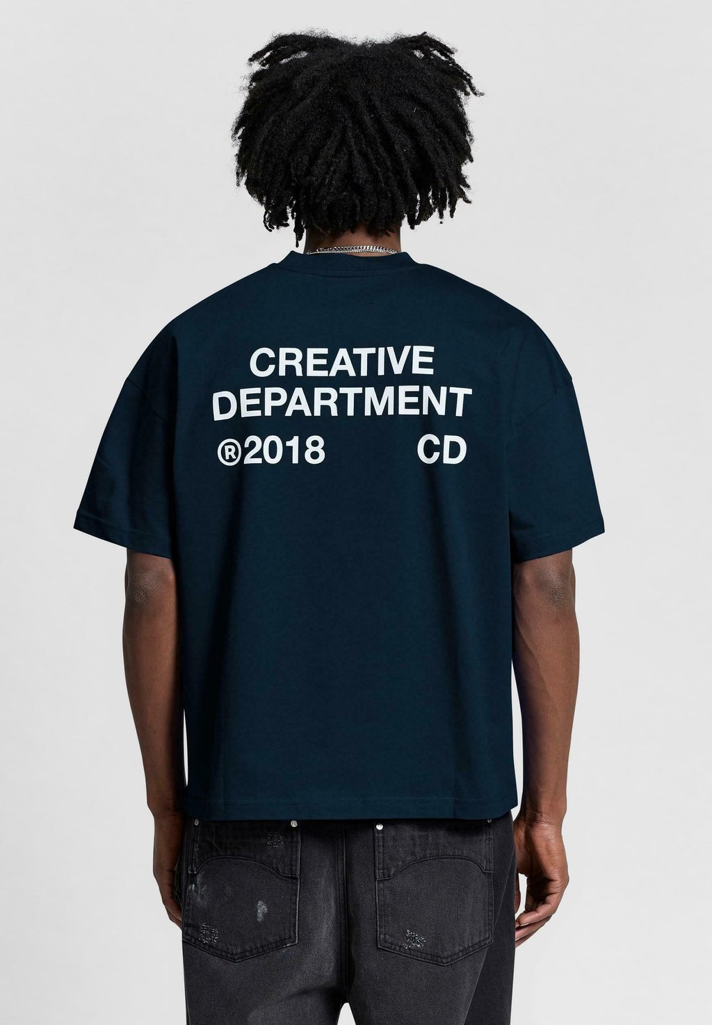 

Рубашка с принтом CREATIVE DEPT Reternity, темно-синий