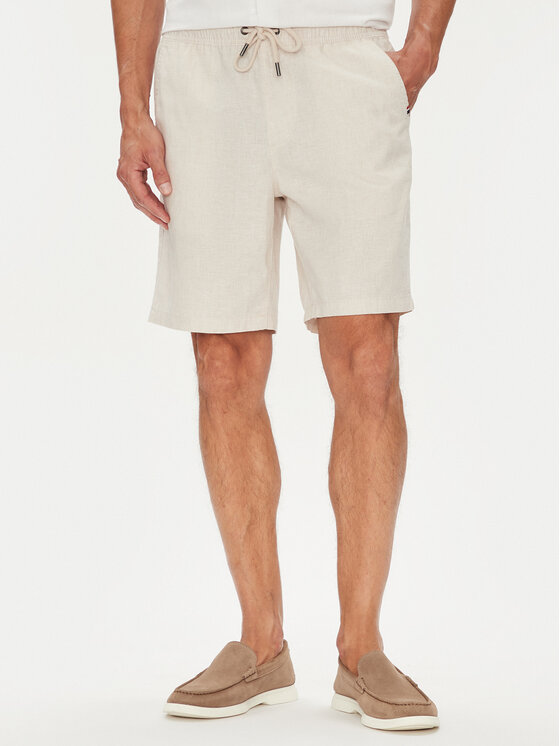 

Шорты из ткани slim fit MUP4050 U.S. Polo Assn., бежевый