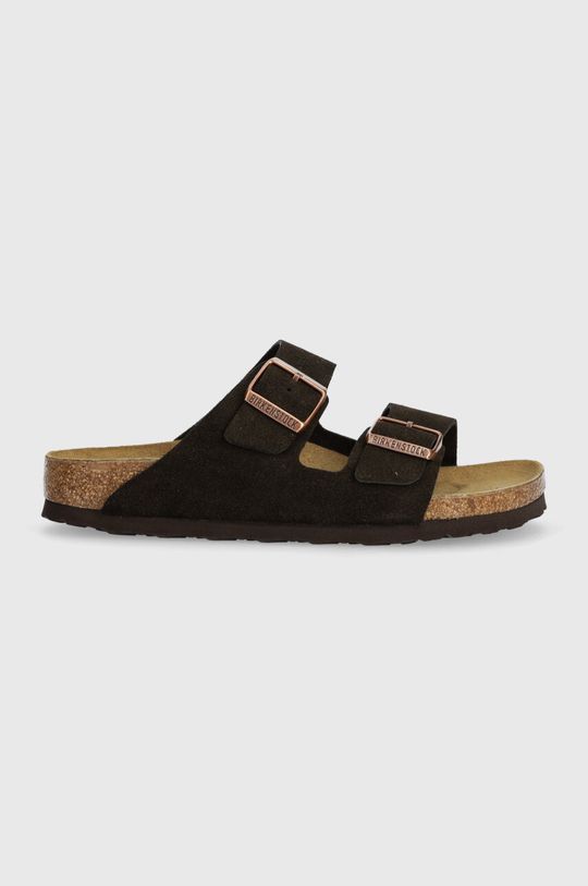 

Замшевые шлепанцы Arizona Birkenstock, коричневый