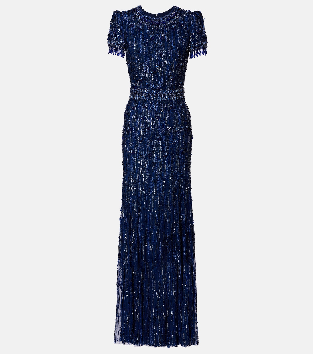 

Платье Roxy с пайетками Jenny Packham, Light Navy