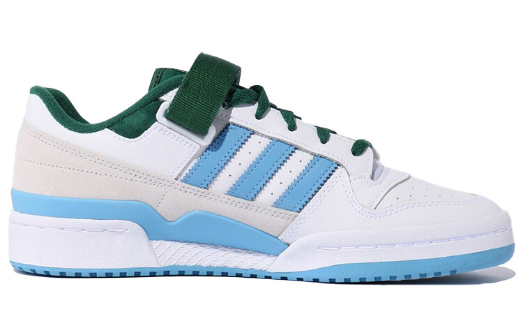 Кроссовки Adidas Originals Forum Low White Blue Green — фото 2