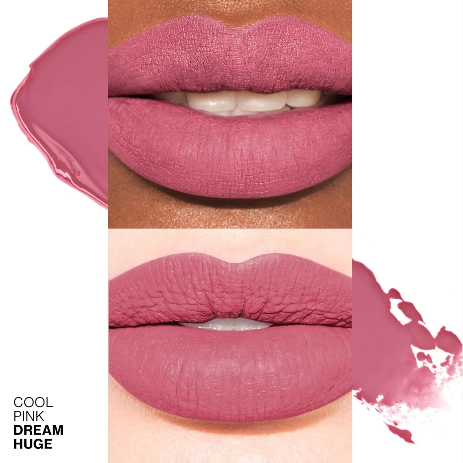 Жидкая матовая помада Smashbox Always On Longwear | Стойкая, водостойкая и не сушит губы., 08 - Dream Huge (Cool Pink) — фото 2