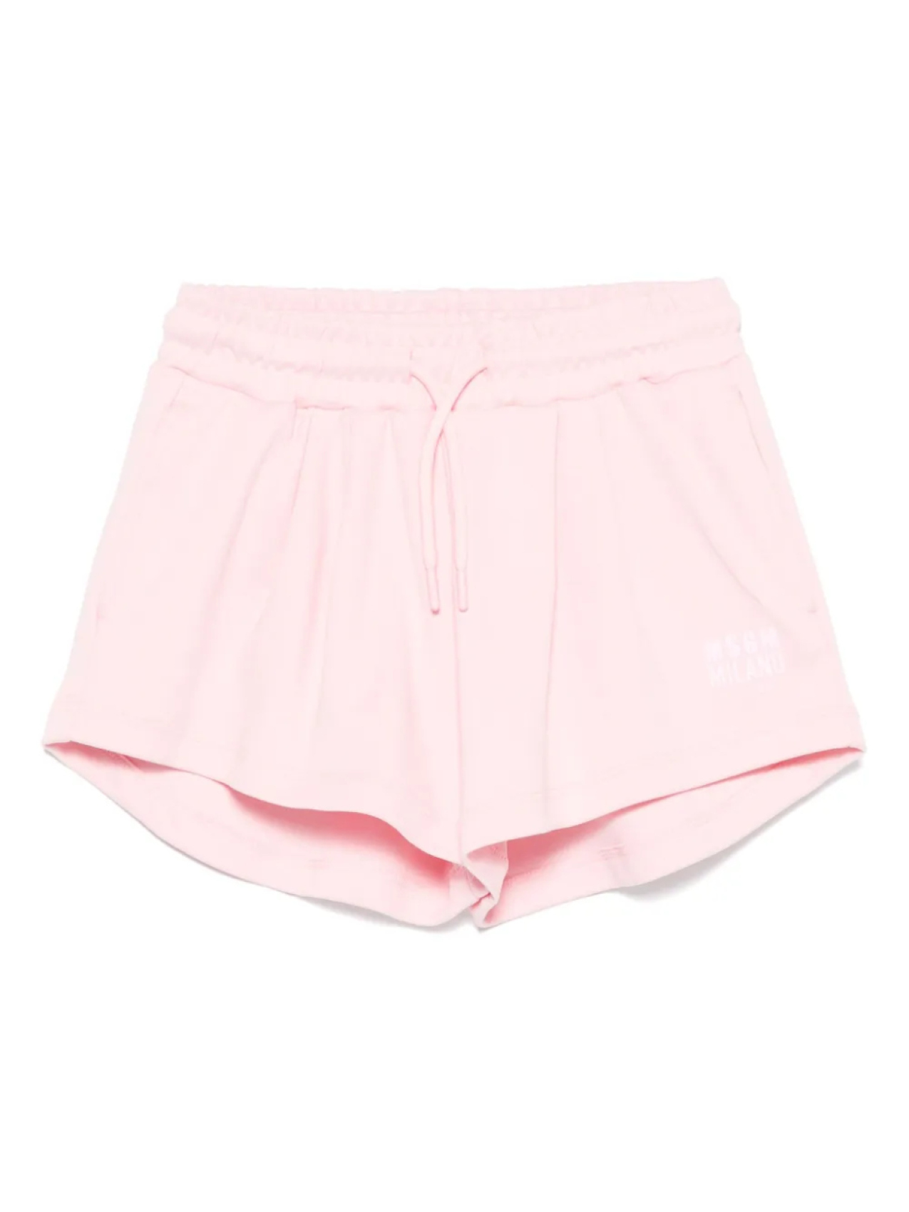 

MSGM Kids шорты с логотипом, розовый