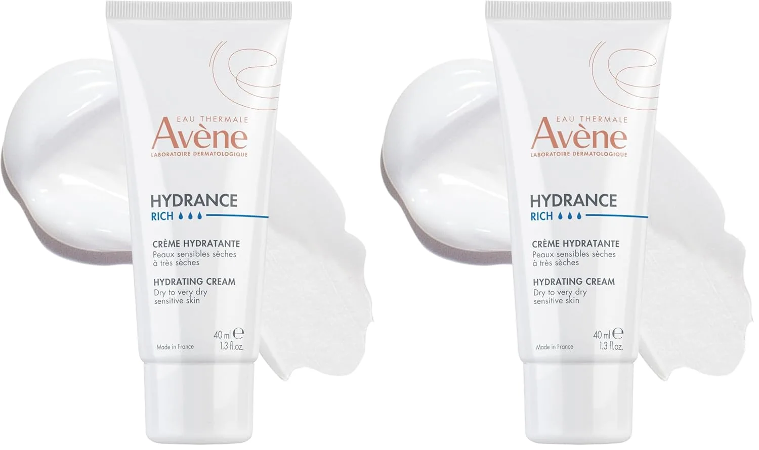 Avène Hydrance RICH увлажняющий крем для лица, успокаивает ощущение стянутости и дискомфорта, 38,5 г (упаковка 2 шт) 73.72 г (2 шт.)