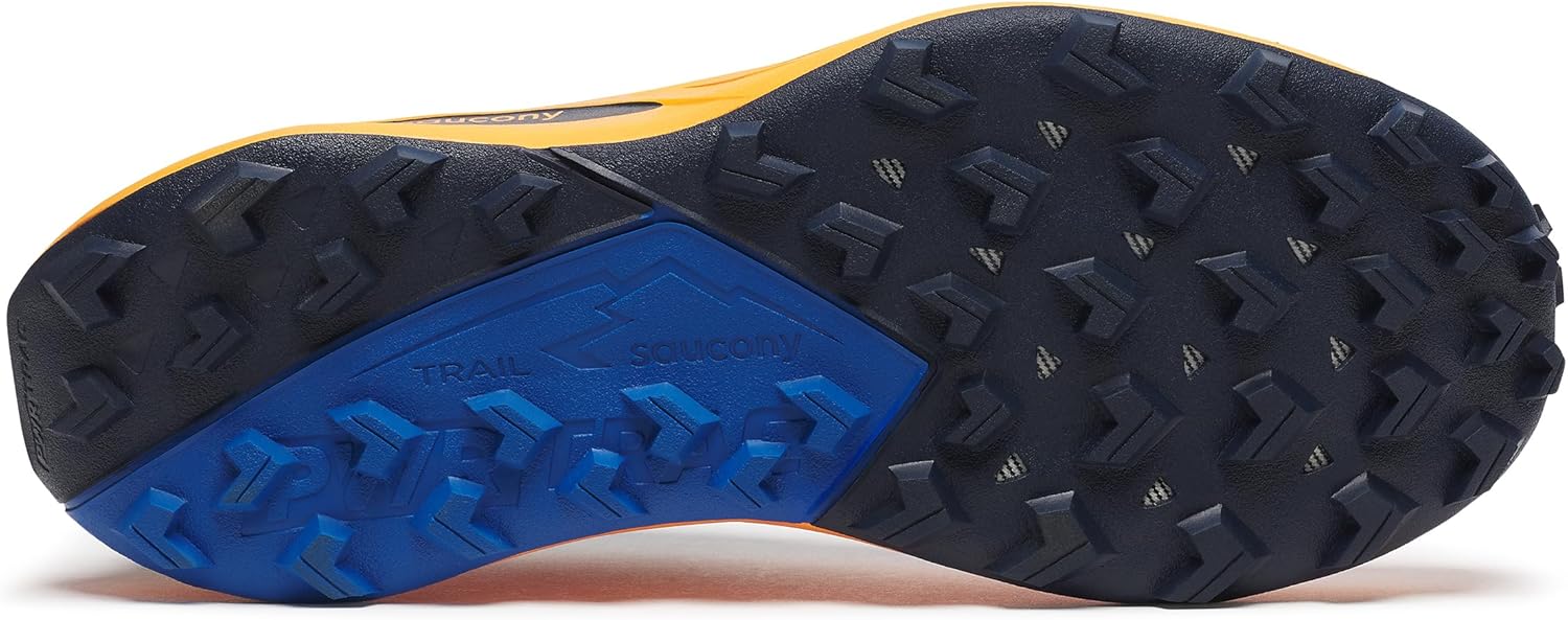 Мужские кроссовки для трейлового бега Saucony Peregrine 15, темно-синий — фото 3