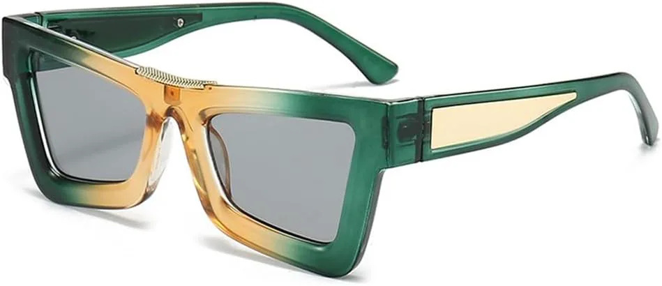 

Солнцезащитные очки 2027 года для женщин, винтажные мужские солнцезащитные очки, женские солнцезащитные очки с защитой от УФ-излучения UV400 MTZJH, Green