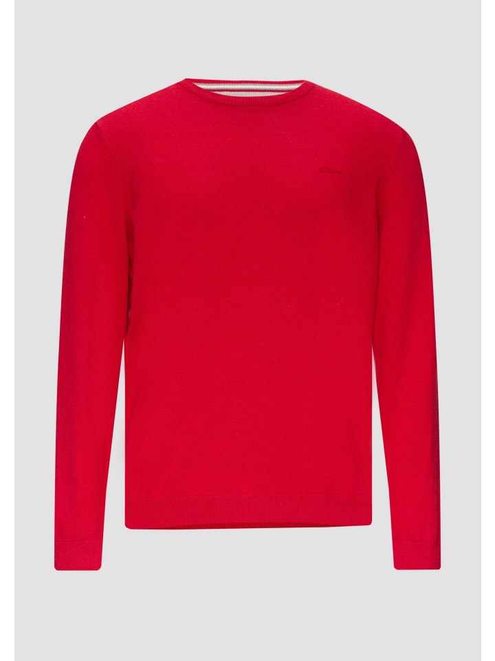 

Вязаный свитер цвета 33W0_светло-красный s.Oliver