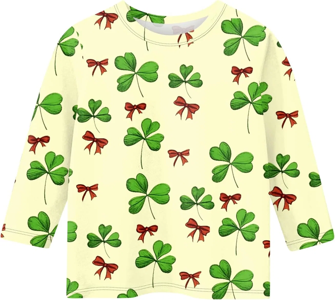 Футболка с принтом Shamrock, бренд Generic, цвет 3-yellow — фото 3
