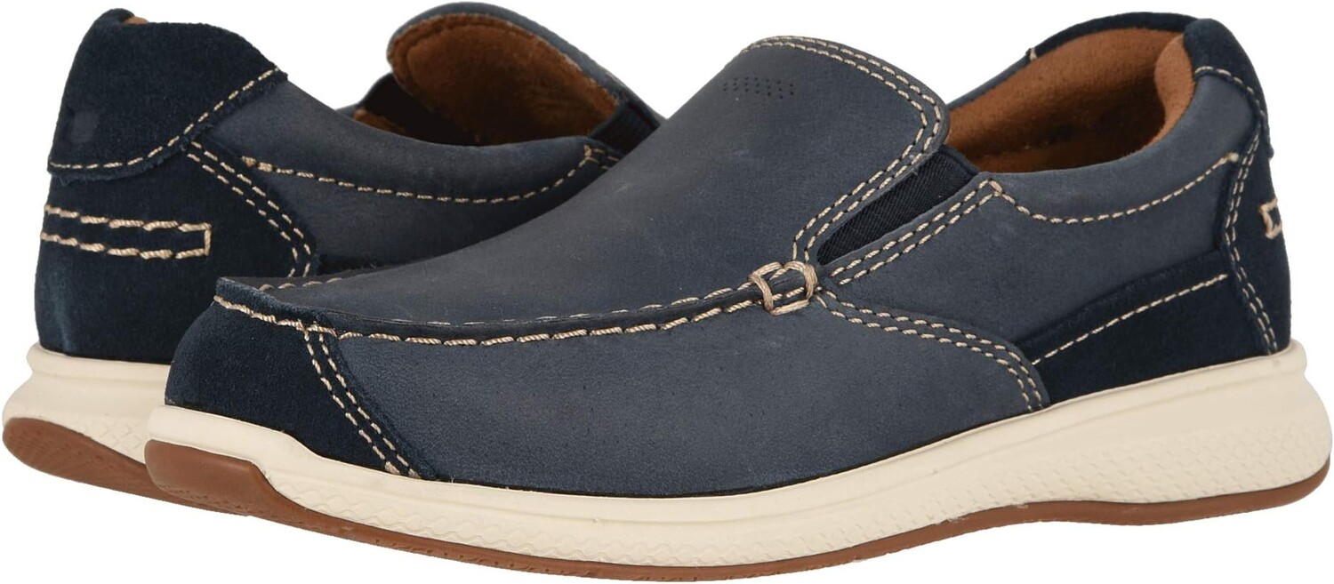 

Лоферы Great Lakes Moc Slip, Jr. Florsheim, цвет Indigo Smooth/Suede