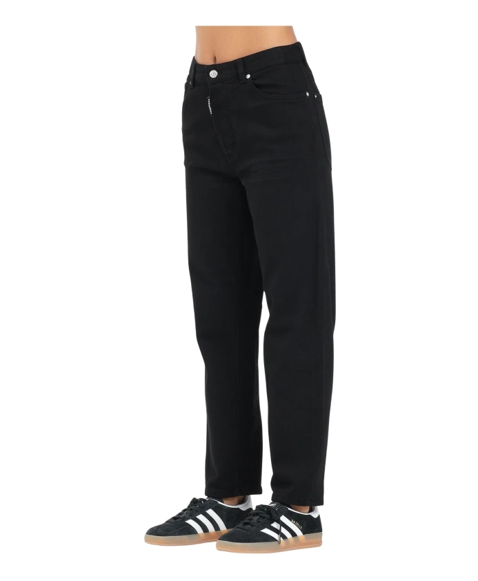 

Черные джинсы прямого кроя в стиле "Бостон". Dsquared2, черный