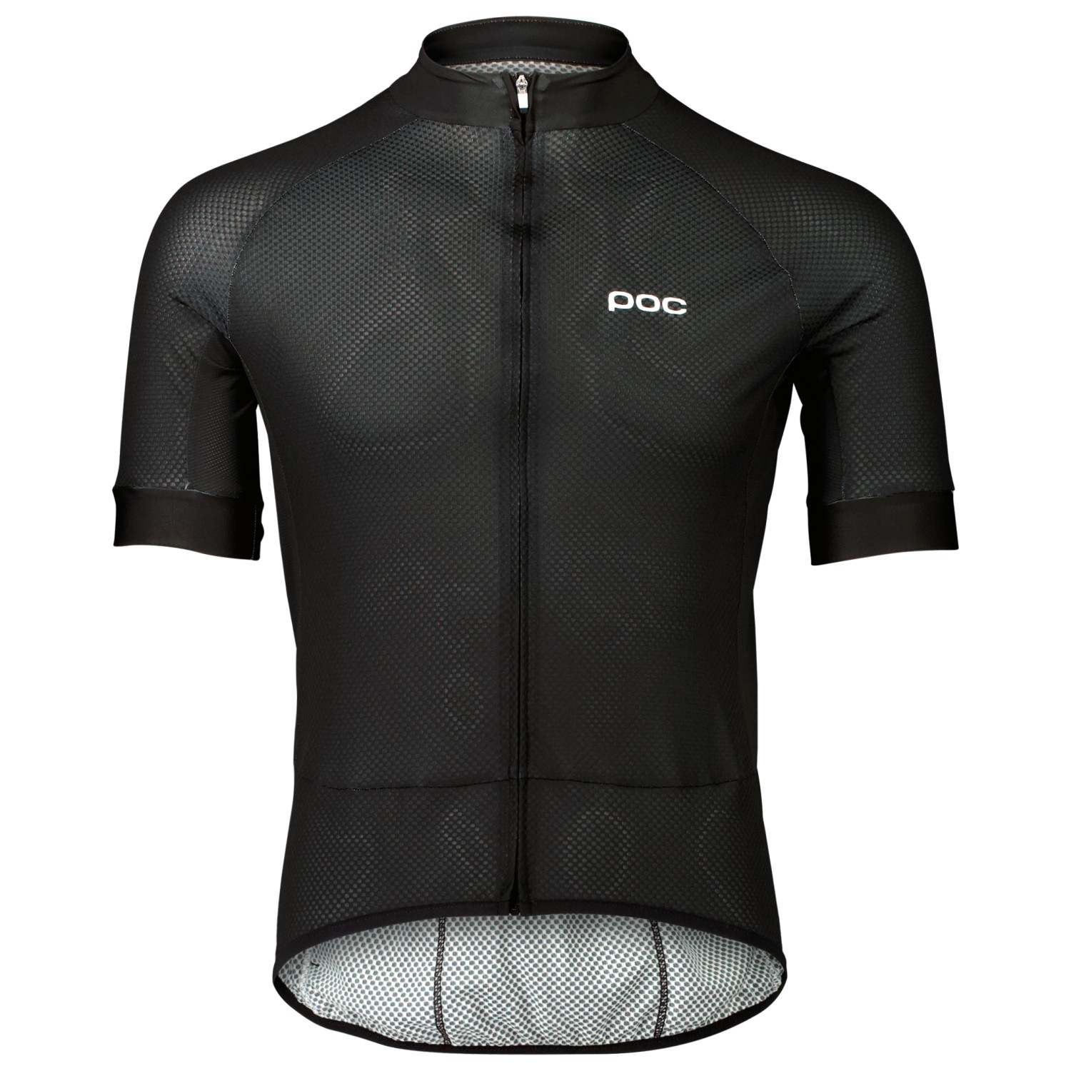 

Велосипедный трикотаж Poc Essential Road Logo Jersey, цвет Uranium Black/Hydrogen White