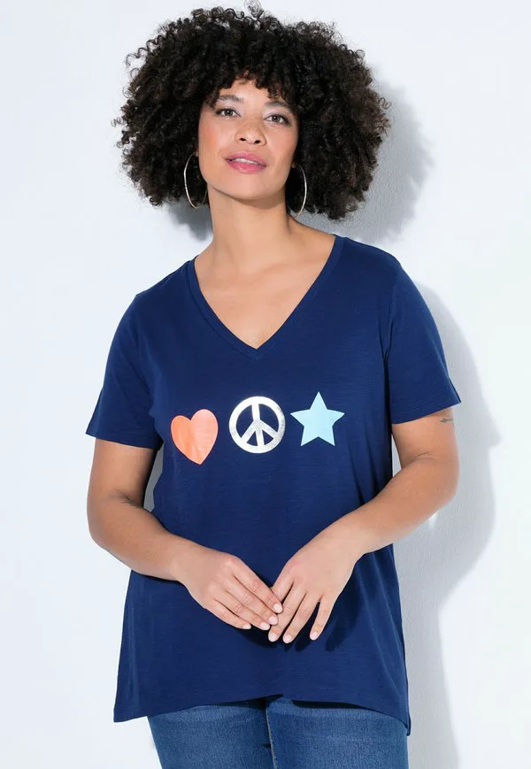 

Peacezeichen, футболка с принтом хабарма Angel Of Style, Dark Blue, Синий, Peacezeichen, футболка с принтом хабарма Angel Of Style, Dark Blue