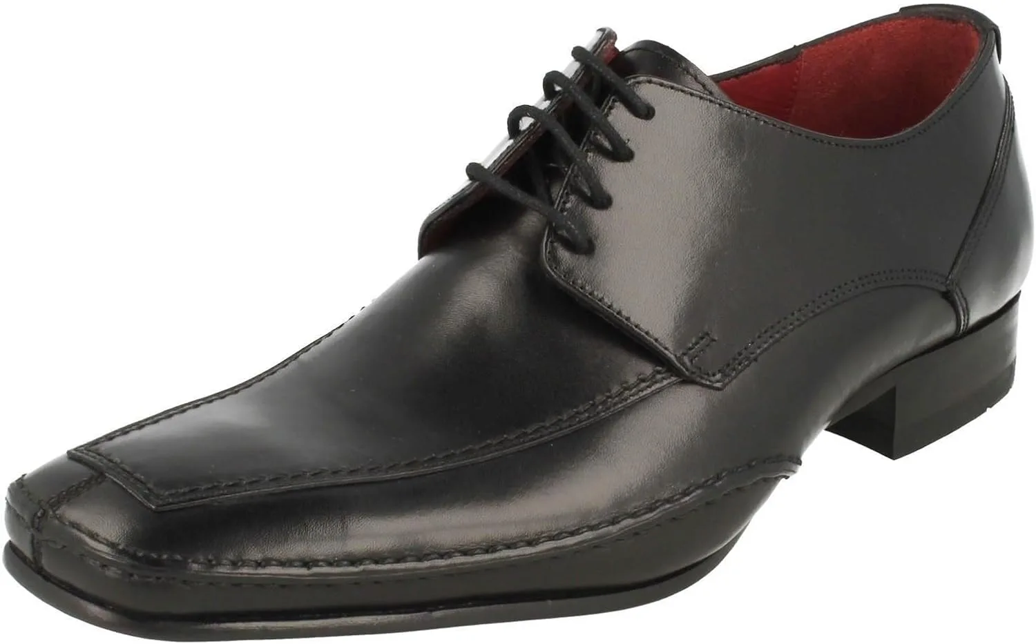 Мужские кожаные ботинки Loake Hurst на шнуровке, черный