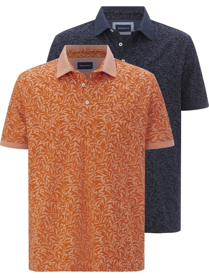 

Футболка поло BABISTA, цвет orange dunkelblau