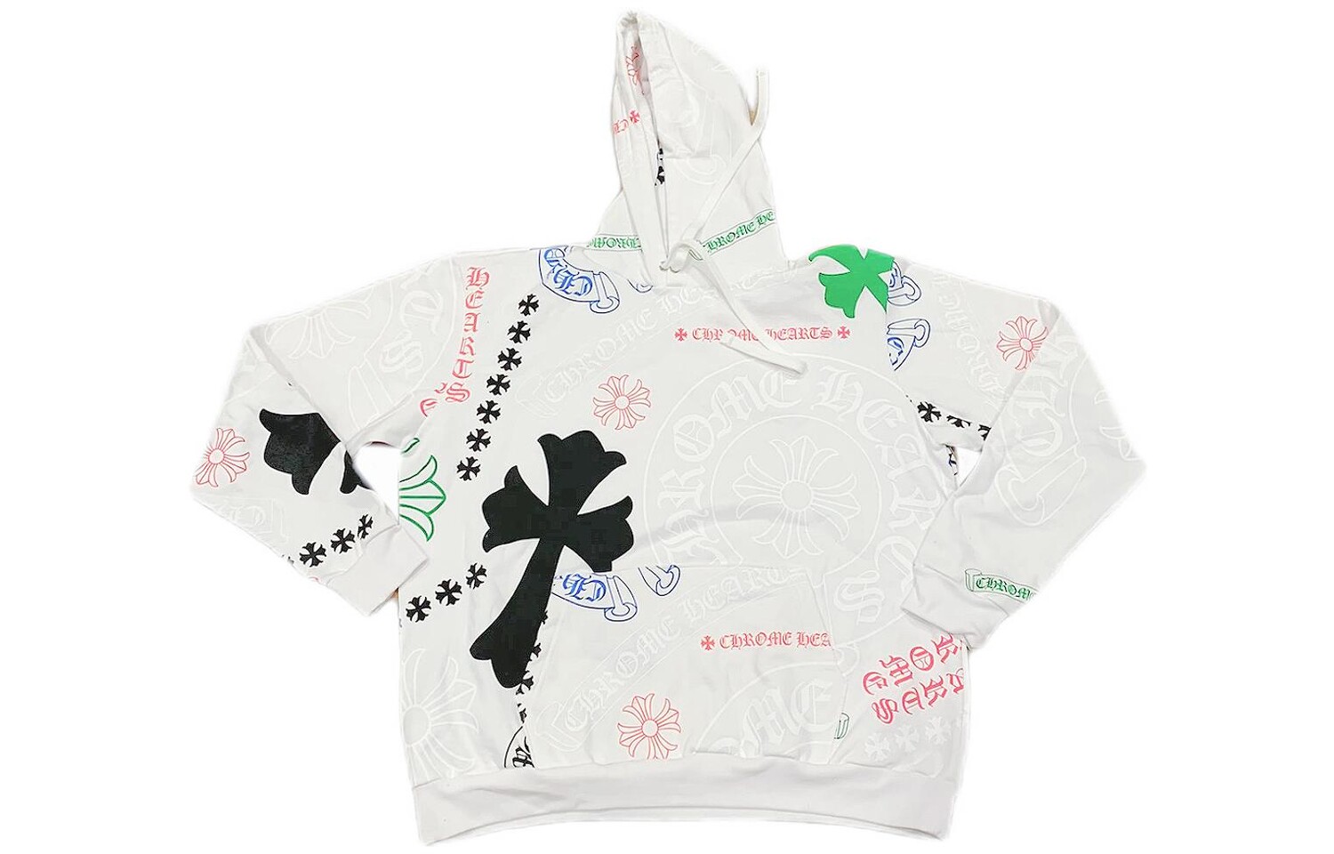 

Толстовка унисекс белая Chrome Hearts, белый