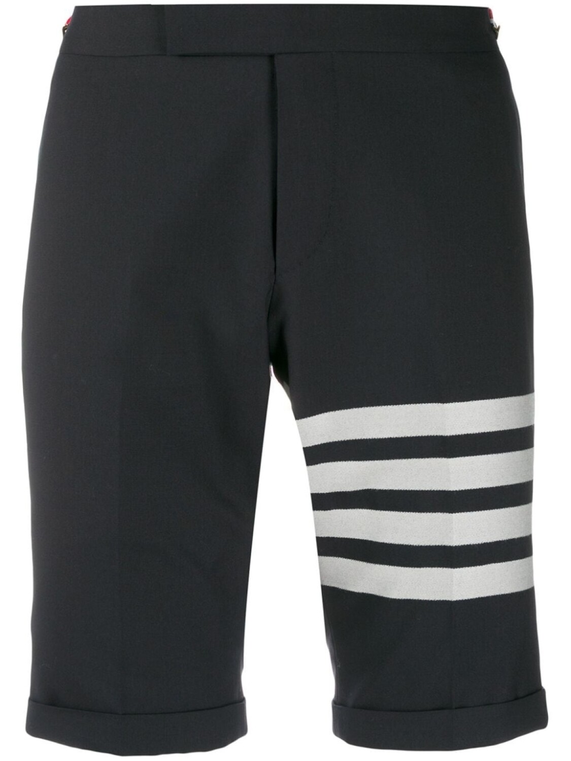 

Thom Browne строгие шорты с полосками 4-Bar, синий