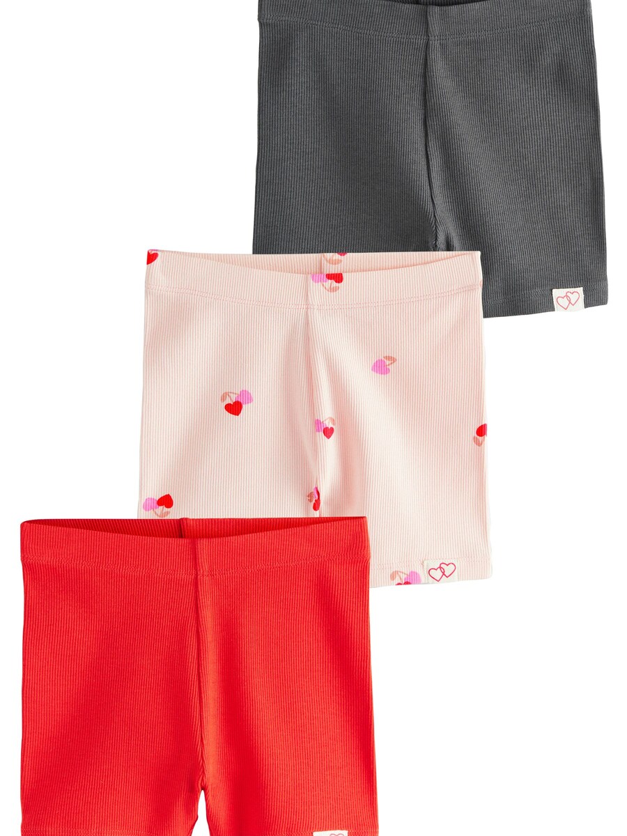 

Узкие леггинсы Next 3er-Pack, цвет Grey/Rose/Red