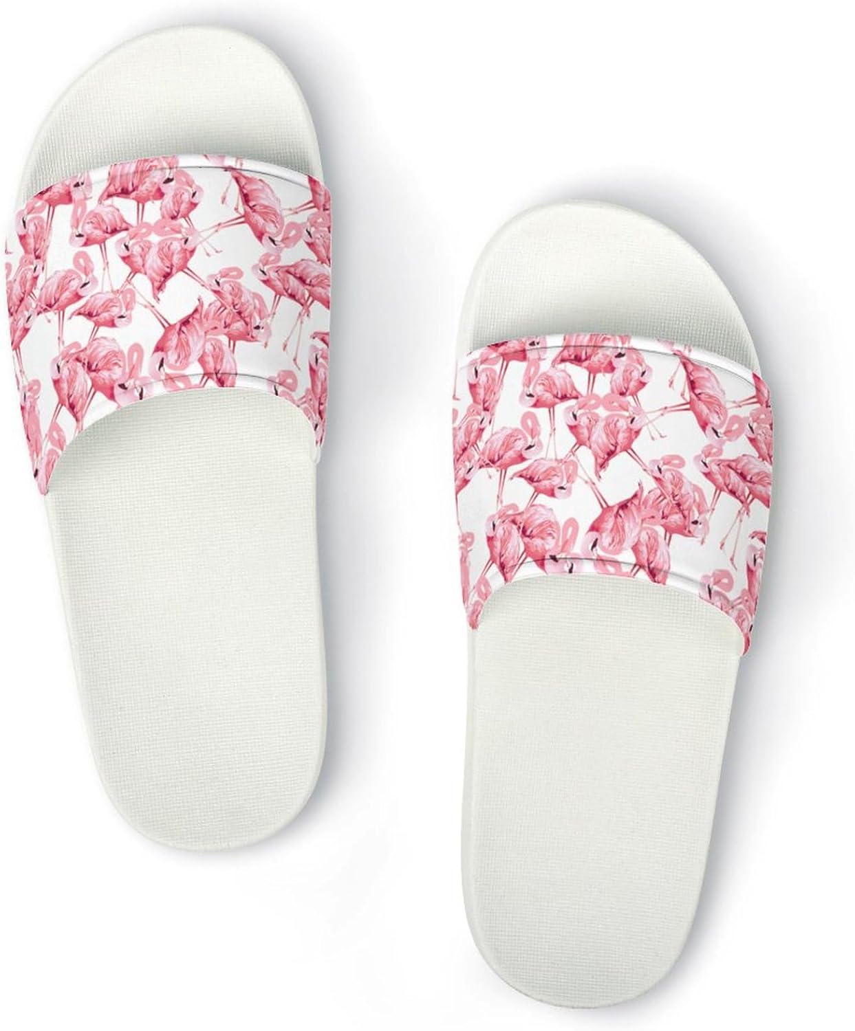 

Вьетнамки для ванной комнаты Jeireumteor с мягкой подошвой, шлепанцы для душа, теплые тапочки, сандалии для плавания, для дома, общежития, улицы, унисекс, для женщин и мужчин, Cartoon Flamingoes
