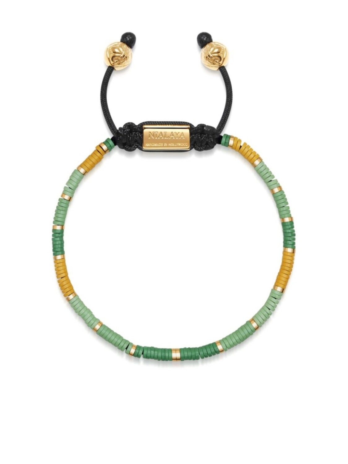 

Браслет с логотипом Nialaya Jewelry, зеленый
