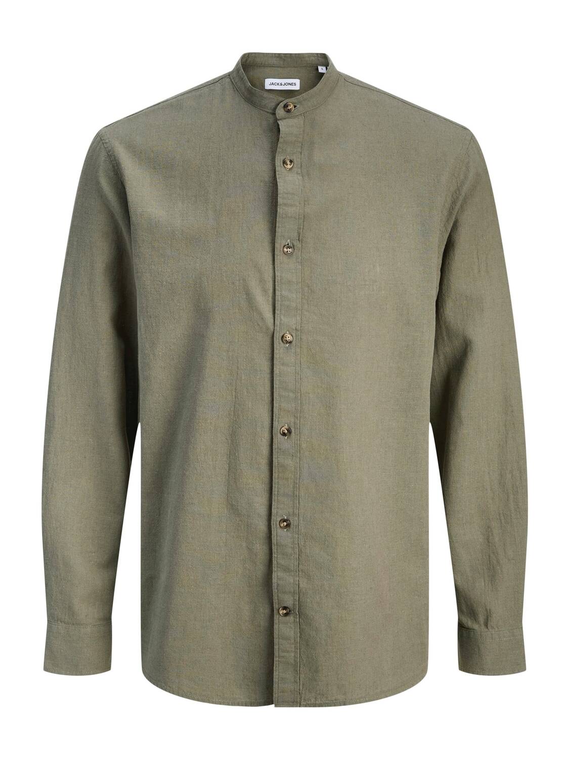 

JACK & JONES Рубашка на пуговицах 'JJESummer' оливкового цвета Regular fit