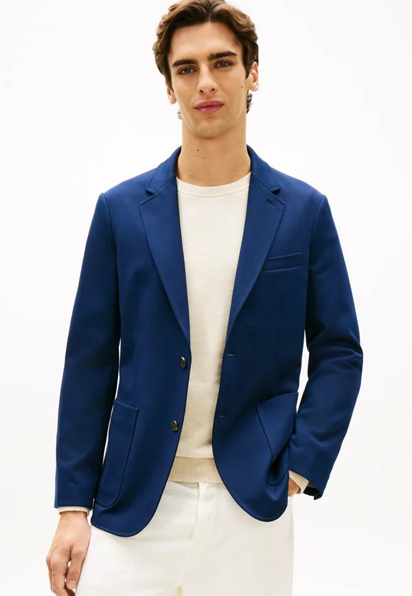 Элегантный повседневный пиджак прямого кроя Tommy Hilfiger, Navy Iris