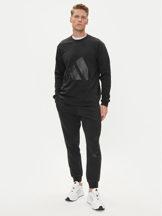 

Спортивный костюм regular fit Big Logo Fleece Colorblock JI8865 Adidas, чёрный