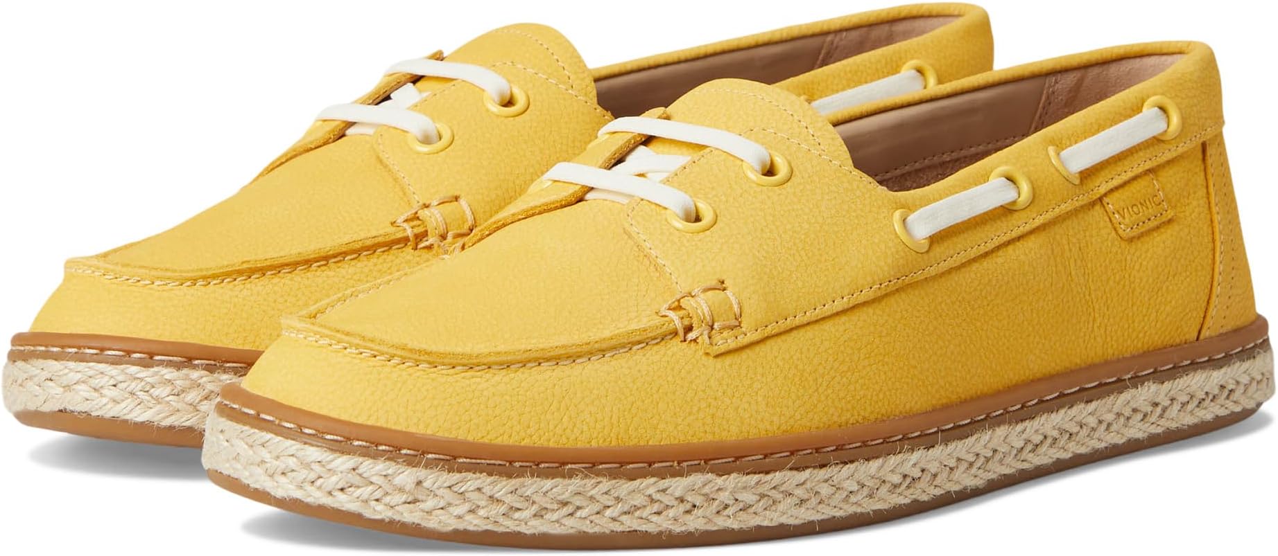 Лоферы VIONIC Bay, цвет Butter Yellow Nubuck