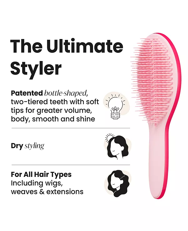 Идеальная расческа для укладки волос Tangle Teezer, sweet pink — фото 4