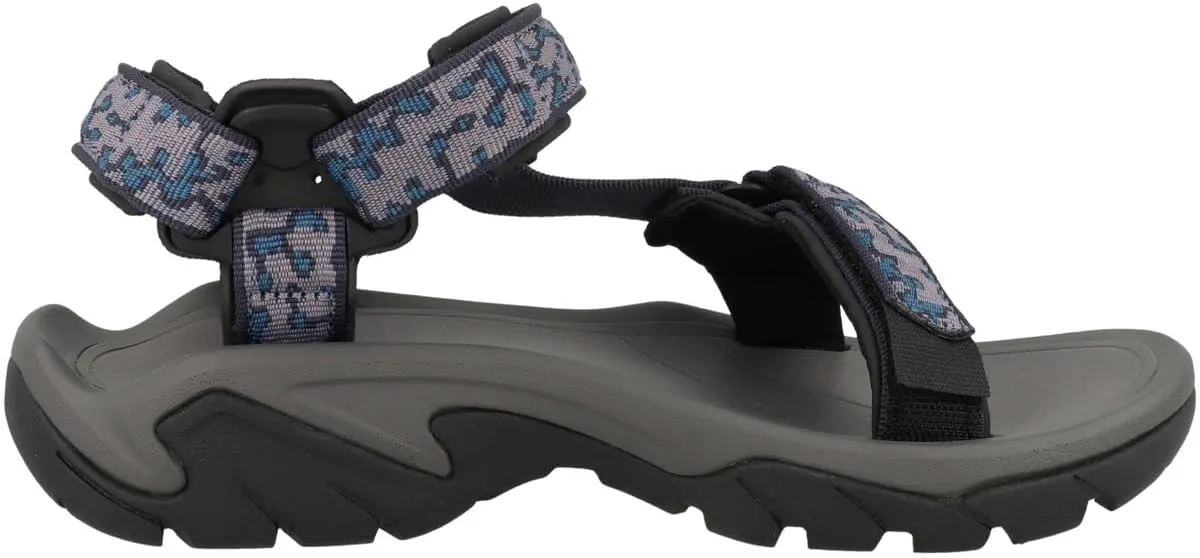 Мужские сандалии Teva Terra Fi 5 Universal из кожи, серый — фото 2