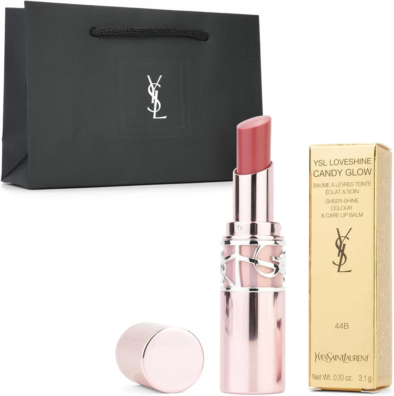 Бальзам для губ Love Shine Candy Glow Balm Yves Saint Laurent оттенок Nude Lavalier 3.1 г