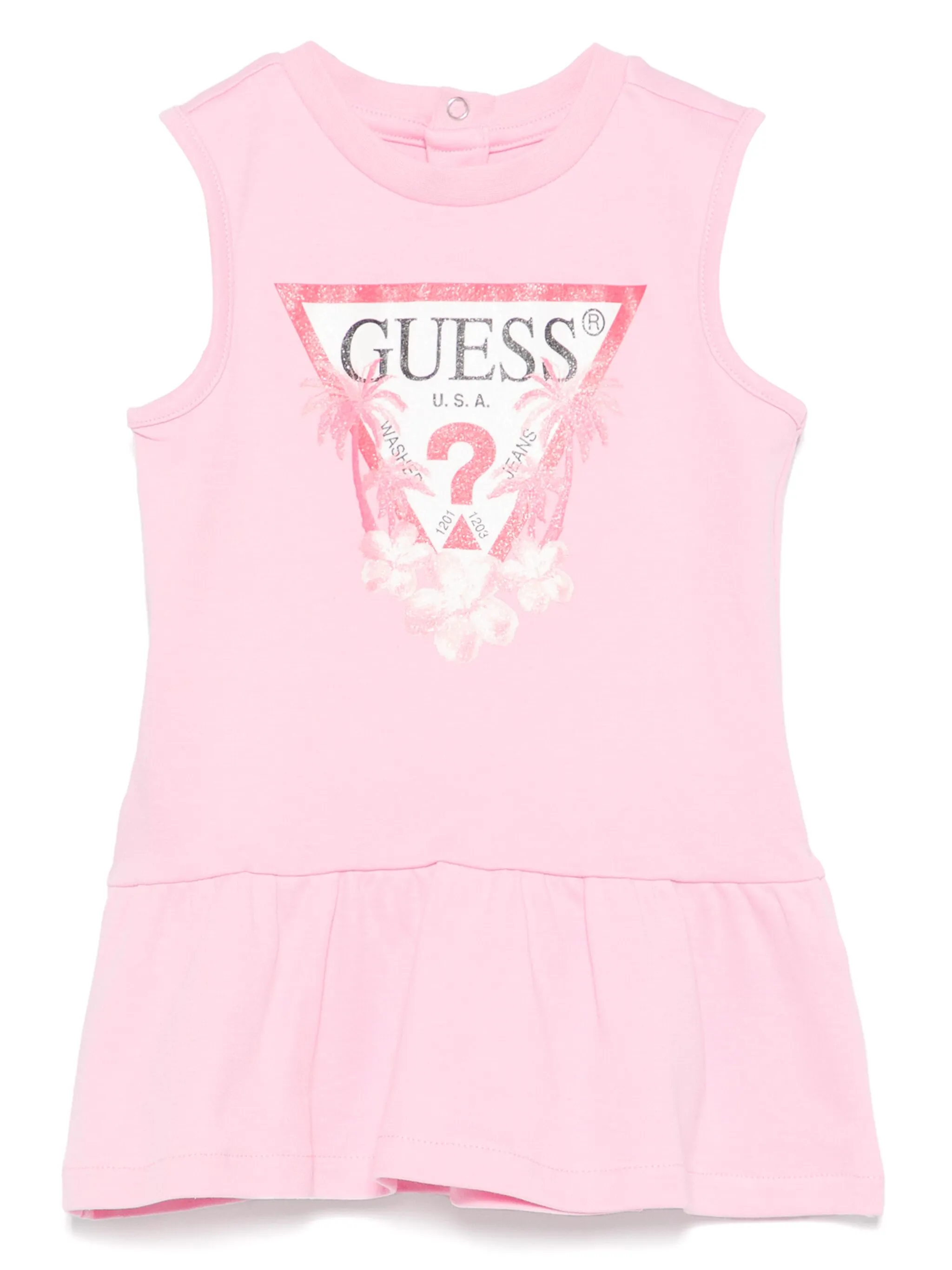 

Платье с логотипом Guess Kids, розовый