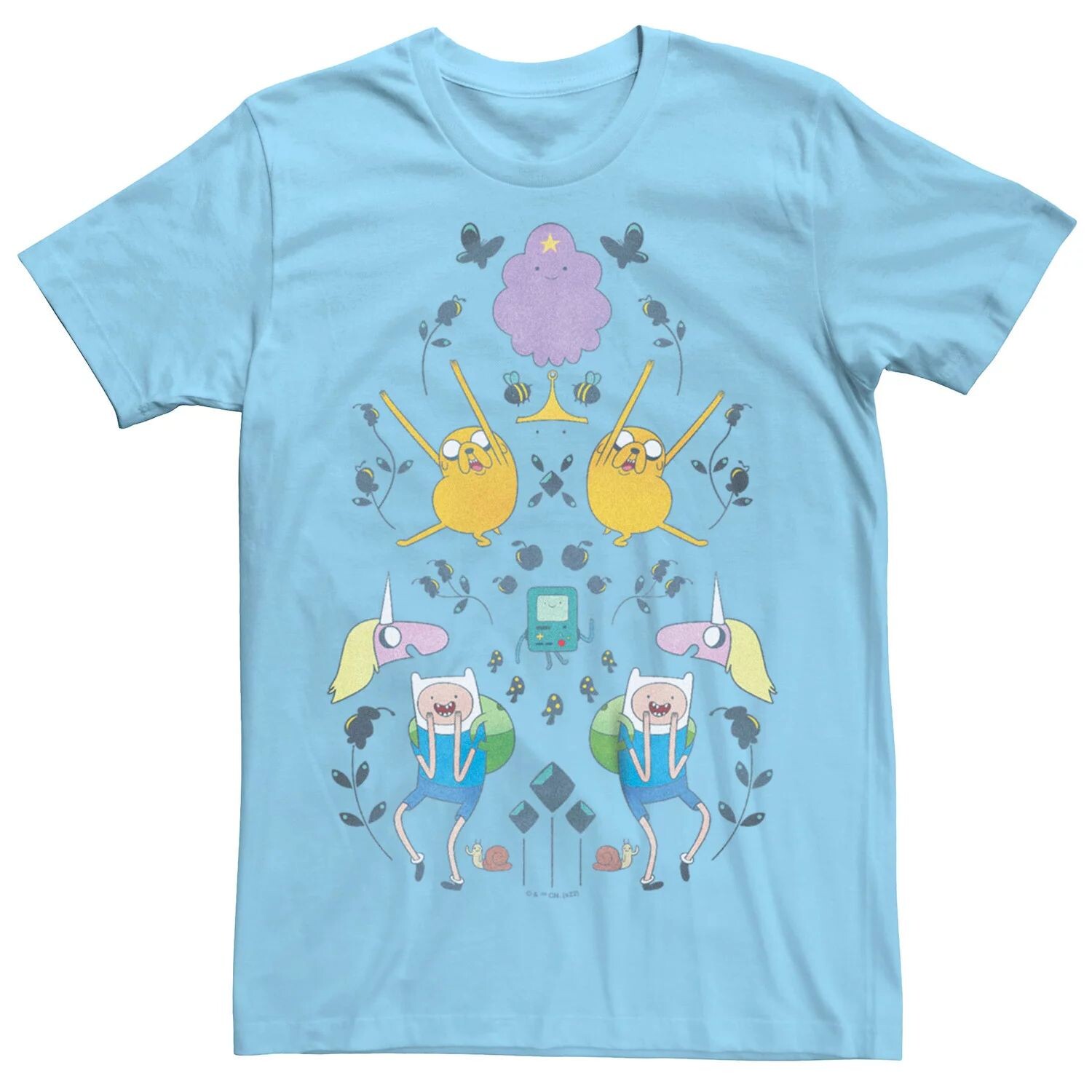 

Мужская футболка Adventure Time Playful Times Licensed Character