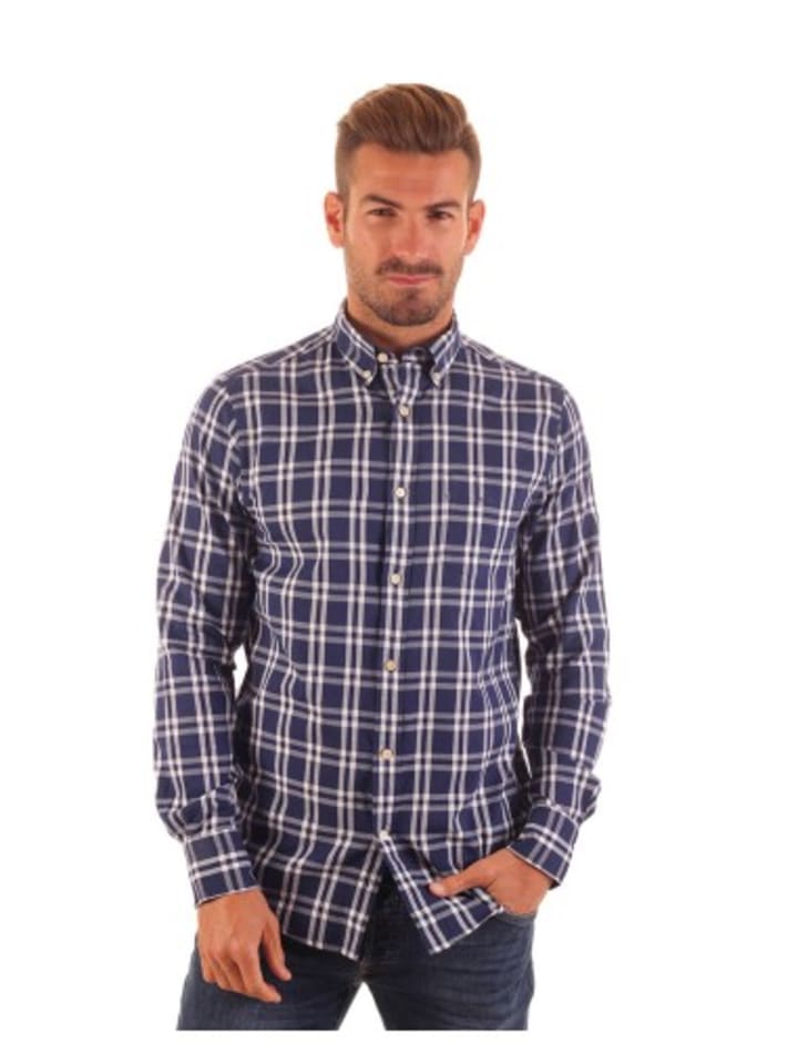 

Рубашка Gant, цвет marineblau/weiß