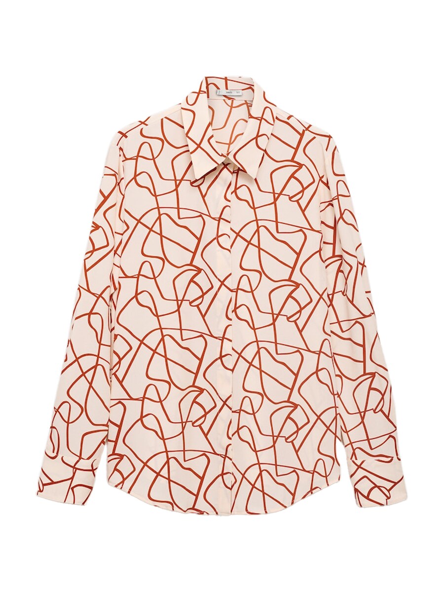 

Блуза MANGO, цвет Rusty red
