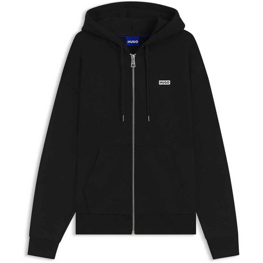 

Толстовка HUGO Nardimez full zip, черный