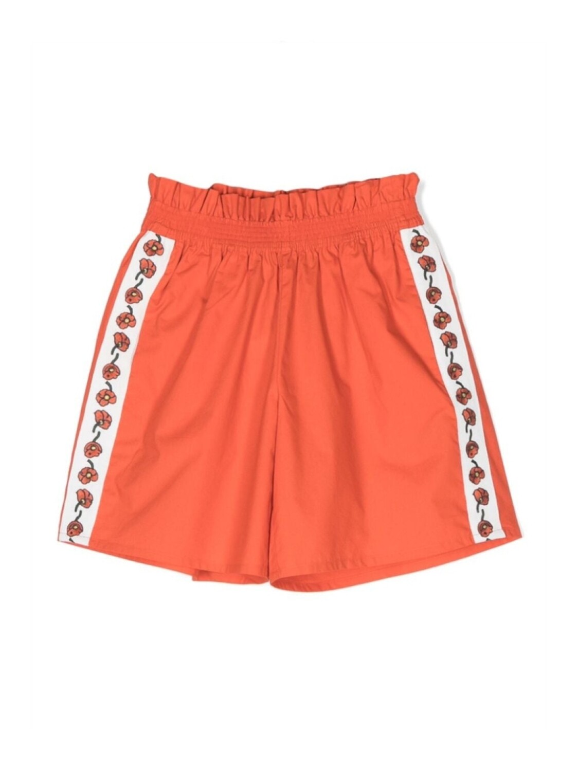 

Kenzo Kids шорты с цветочным принтом, оранжевый