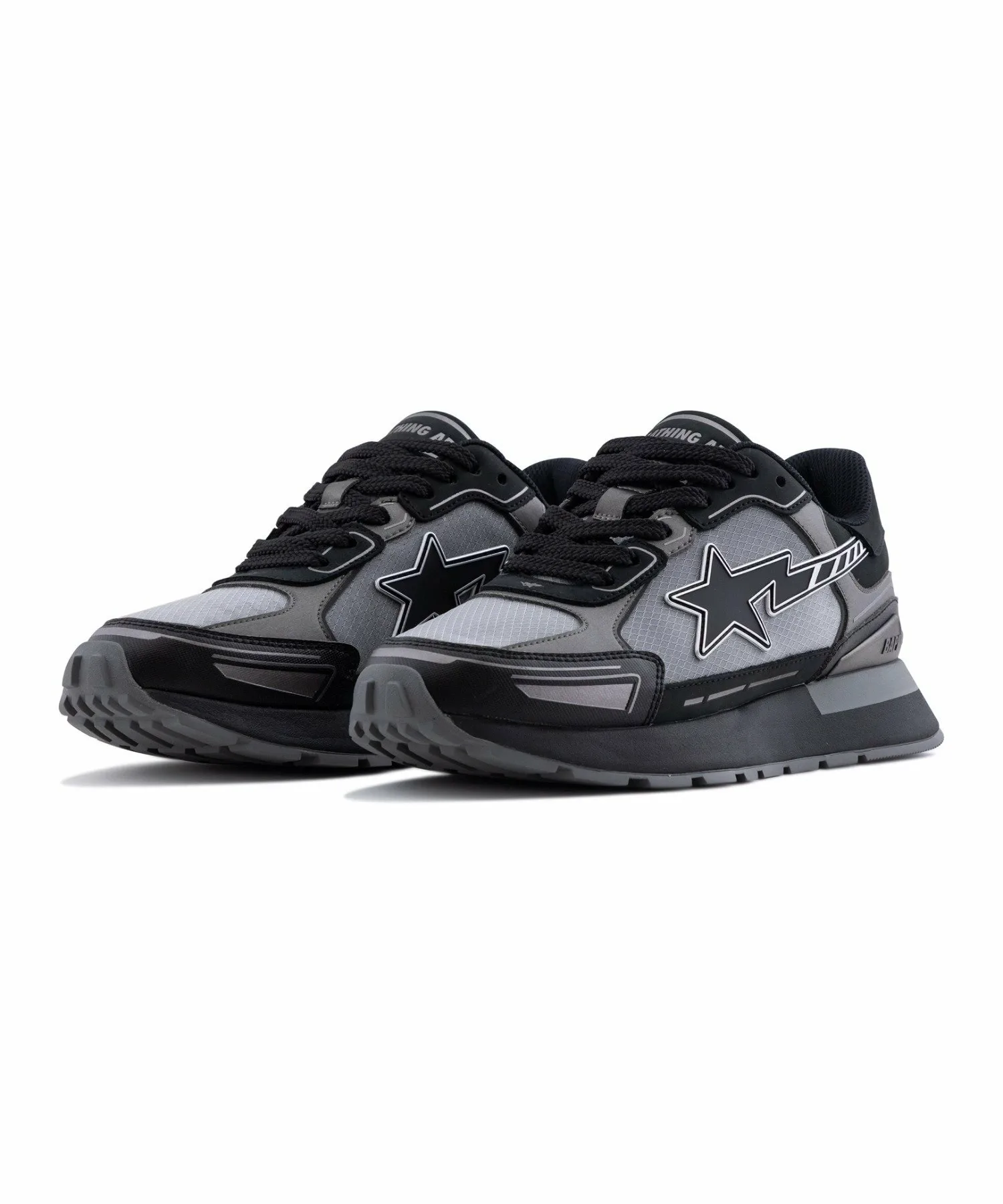 BAPE CROSS STA #1 A BATHING APE, BLACK
