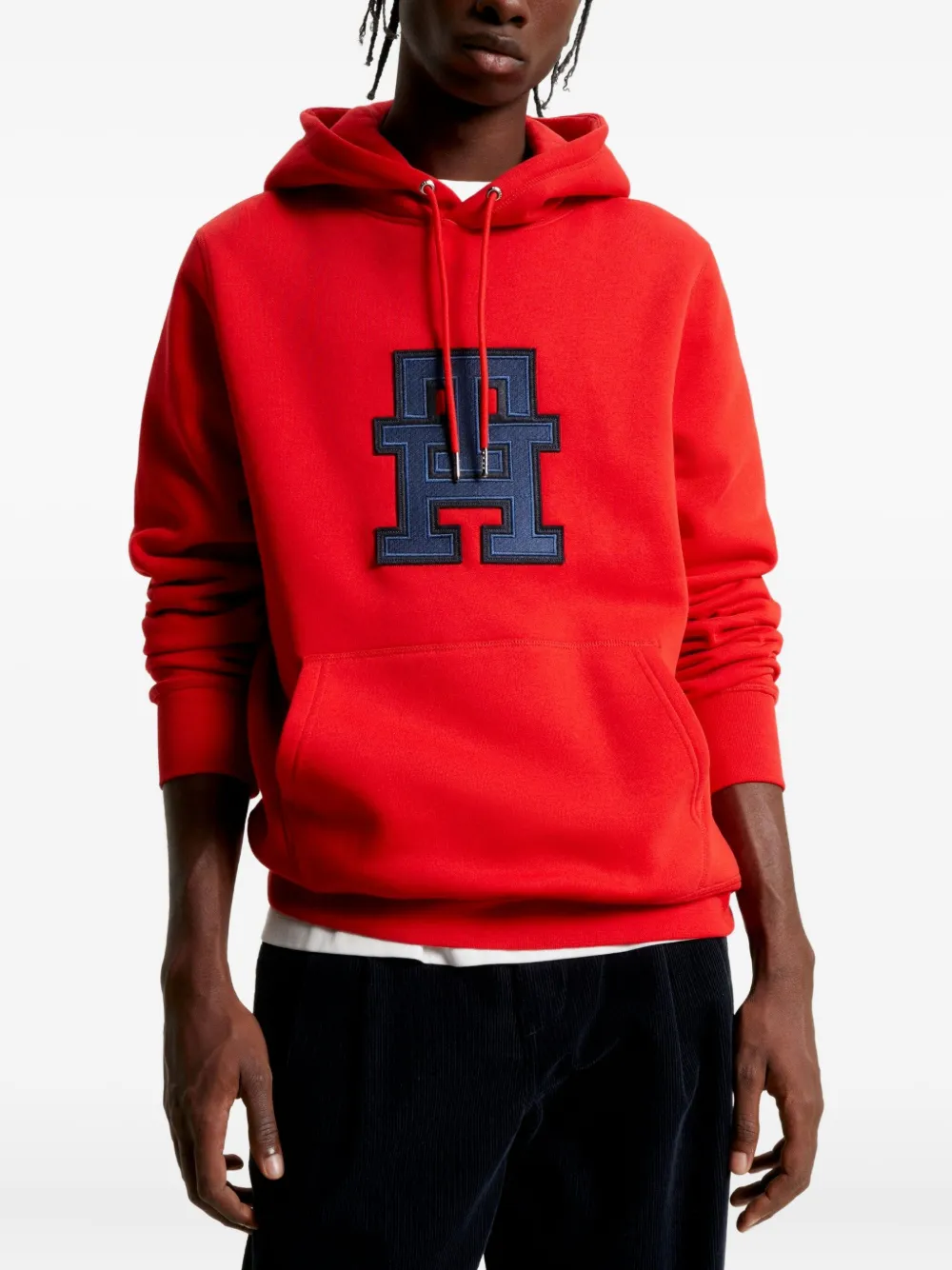 

Худи с аппликацией Tommy Hilfiger, красный