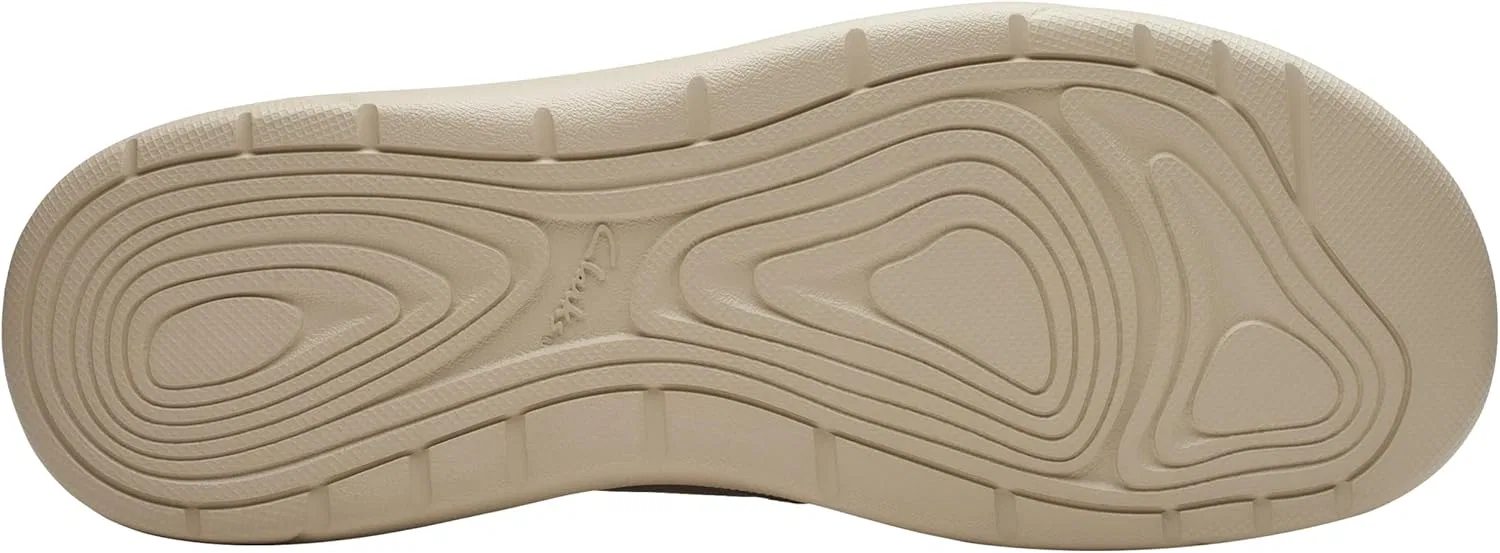 Мокасины мужские Clarks, светло-серый комби — фото 3
