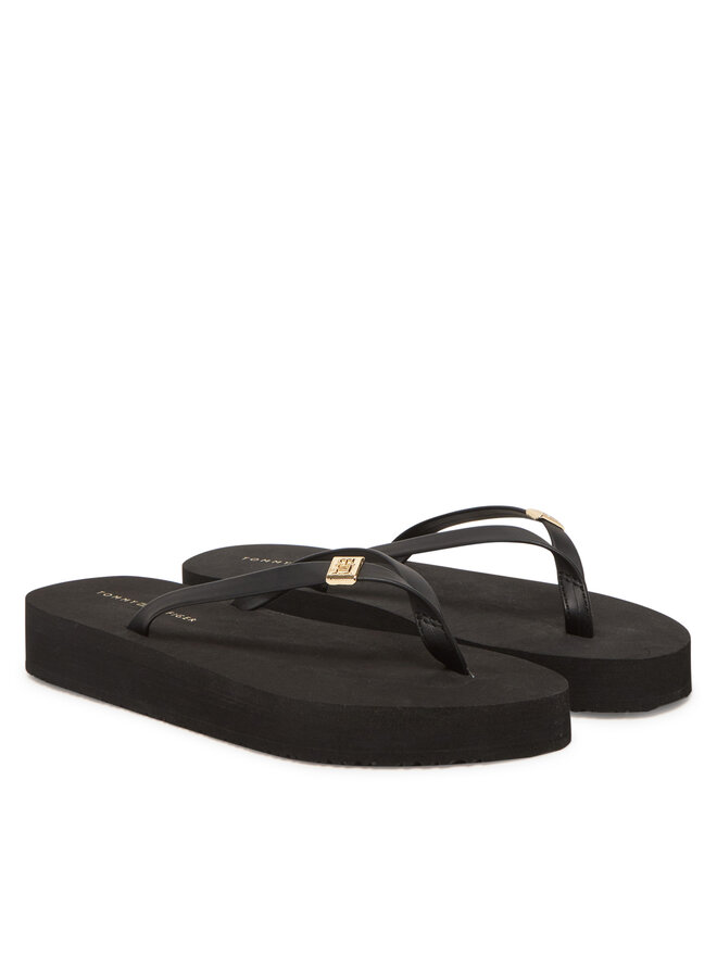 Шлепанцы Elevated Chic Beach Sandal Fw0Fw08523 Tommy Hilfiger, черный — фото 2