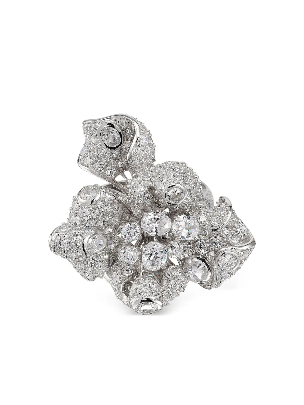 

Позолоченное кольцо Diamond Bloomingdale Anabela Chan, серебряный